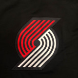 2022 TRAIL BLAZERS Player GI Black Zip hoodie Jacket