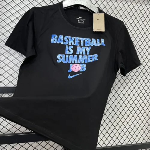 T208 NK Black High Quality Casual T-Shirt