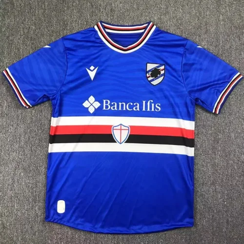 23-24 Sampdoria Home Fans Soccer Jersey
