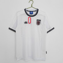 1999-2001 England Retro Home Soccer Jersey