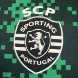 24-25 Sporting Lisbon Green Black Training shirts