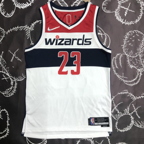 21-22 Wizards JORDAN #23 White 75th Anniversary Top Quality Hot Pressing NBA Jersey