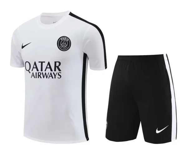 23-24 PSG White Training Short Suit