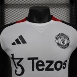 25-26 Man Utd White Black Player Version Training shirts