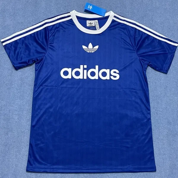 2024 AD Blue Special Edition Training shirts *=叶草