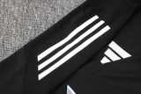 2025 AD Black Half Pull Tracksuit (半拉链)