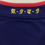 2010 Spain Away Royal Blue Retro Soccer Jersey(带胸前决赛字)