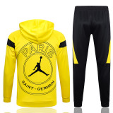 23-24 PSG Jordan Yellow Hoodie Jacket Tracksuit #F450