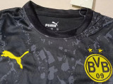 23-24 Dortmund Away Kids Soccer Jersey