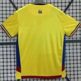 25-26 Romania Home Fans Soccer Jersey