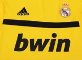 2011-2012 RMA Yellow GoalKeeper Kids Retro Soccer Jersey