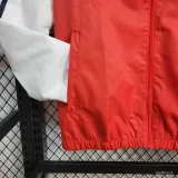 24-25 Flamengo Red Windbreaker (白袖)