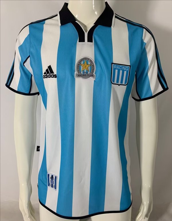 2000-2001 Racing Club de Avellaneda Retro Soccer Jersey