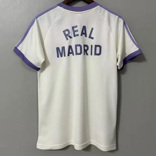 24-25 RMA White Special Edition Training Shirts *紫边三叶草