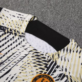 23-24 CHE White Black Yellow Tank top and shorts suit