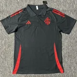 25-26 Internacional Black Polo Short Sleeve