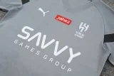 23-24 Al Hilal Grey Training Short Suit