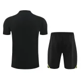 24-25 ARS Black Training Short Suit (100%Cotton)纯棉