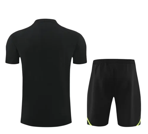 24-25 ARS Black Training Short Suit (100%Cotton)纯棉