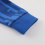 23-24 INT Blue Jacket Tracksuit #01(带印花)