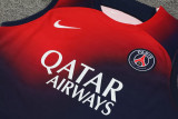 23-24 PSG Red Tank top and shorts suit