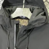 2024 NK Thickened warm Black Outdoor Jackets #A801加绒冲锋衣