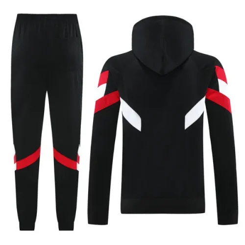 24-25 Man Utd Black Hoodie Tracksuit (卫衣套装)