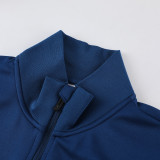 23-24 Man City Royal Blue Jacket Tracksuit #05