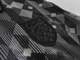 1990 England Black Retro Soccer Jersey