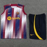 23-24 BAR Red White Tank top and shorts suit