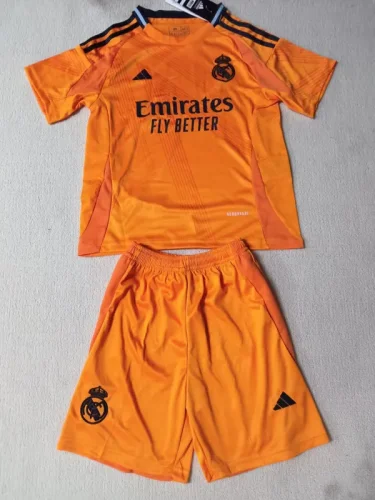 24-25 RMA Away   Kids Soccer Jersey