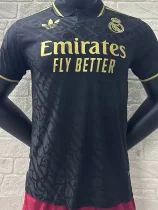 24-25 RMA Black Special Edition Player Version Soccer Jersey #三叶黑
