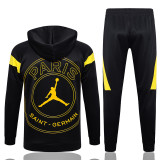 23-24 PSG Jordan Black Hoodie Jacket Tracksuit #F448