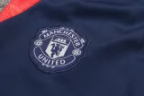 24-25 Man Utd Red black Half Pull Tracksuit (半拉链)(匹印)
