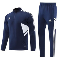 2023 AD Royal blue Half Pull Tracksuit Lh #2309 (半拉链)