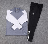 2023 AD Grey Half Pull Tracksuit Lh #2329 (半拉链)