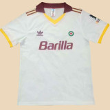 1991-1992 Roma Away Retro Soccer Jersey