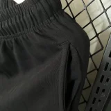M006 Jordan Black Pure Cotton Fabric Casual Short Pants