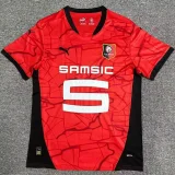 24-25 Stade Rennais Home Fans Soccer Jersey