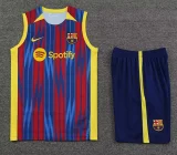 23-24 BAR Red-Blue Tank top and shorts suit (波浪纹)