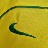 2004 Brazil Home Retro Fans Soccer Jersey