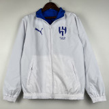 2023 Al-Hilal Blue & White Double Sided Windbreaker (双面风衣)