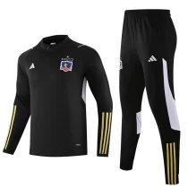 24-25 Colo-Colo Black Half Pull Tracksuit (半拉链)