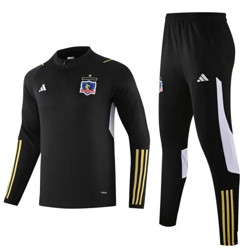 24-25 Colo-Colo Black Half Pull Tracksuit (半拉链)
