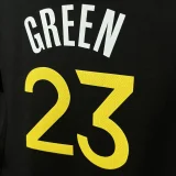 T223 WARRIORS GREEN #23 Black High Quality Casual T-Shirt