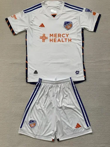 24-25 FC Cincinnati Away Kids Soccer Jersey (带章)