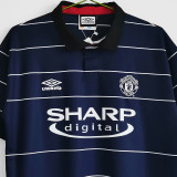 1999-2000 Man Utd Away Retro Soccer Jersey