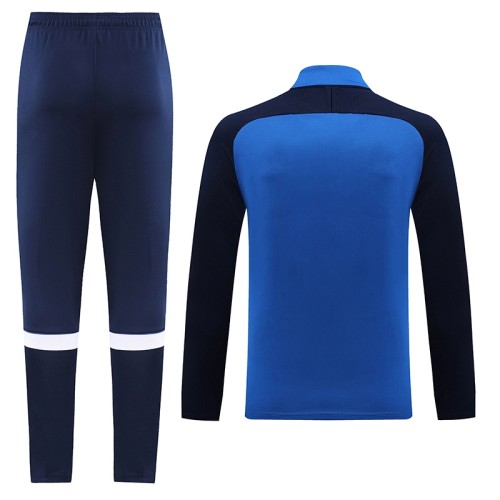 2023 NK Dark Blue Half Pull Tracksuit #2310(半拉链)