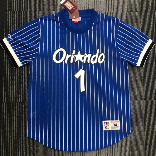 MAGIC HARDAWAY # 1 Blue MitchellNess Retro Jerseys