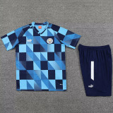 23-24 Man City Blue Training Short Suit